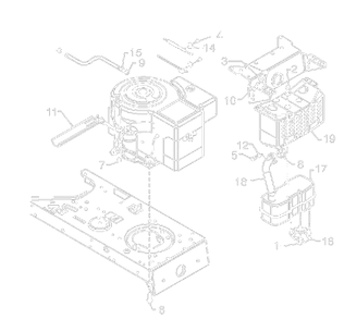 Mufflerandengine Accessories, B&s Overhead Valve Diagram and Parts List for 13AM675G062 2000 Yard Machines Lawn Tractor